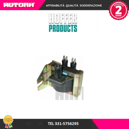 Bobina d'accensione adatto a Fiat Croma-Delta I (MARCA-HOFFER)..