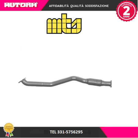 Tubo scarico anteriore c/flessibile Alfa Romeo 147-156 JTD-JTDM (MARCA-MTS)..