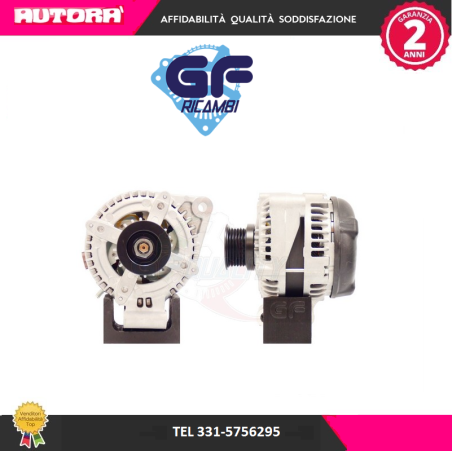 AL0005DE Alternatore 150 ampere Discovery III-Range Rover Sport (MARCA GF-DENSO ORIGINALE)..