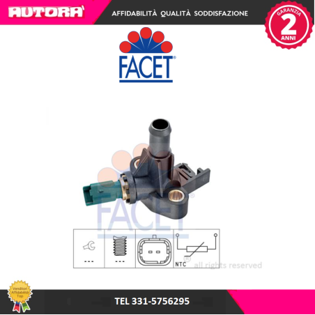 Sensore temperatura acqua (MARCA-FACET)..