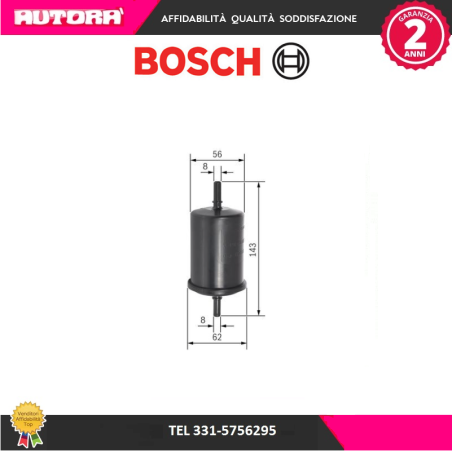0450902161 Filtro carburante (MARCA BOSCH)..