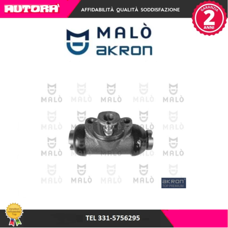 Cilindretto freno anteriore adatto a Fiat 600-850 (MARCA MALO')..