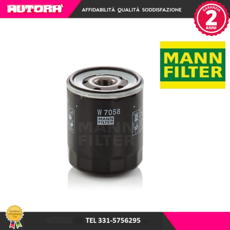 Filtro olio (MARCA MANN FILTER)..