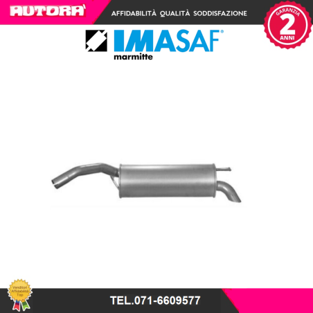Silenziatore posteriore Fiat Stilo (MARCA IMASAF).