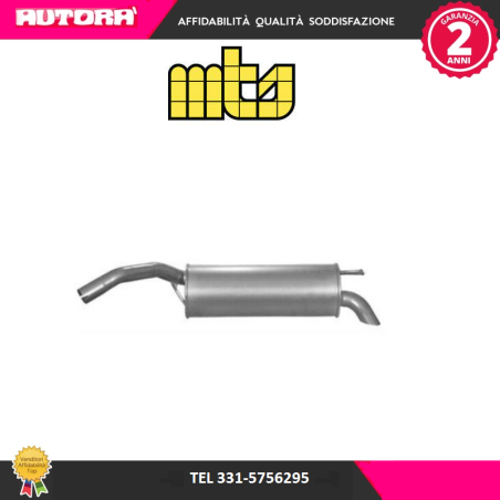 Silenziatore posteriore Fiat Bravo (MARCA MTS)..