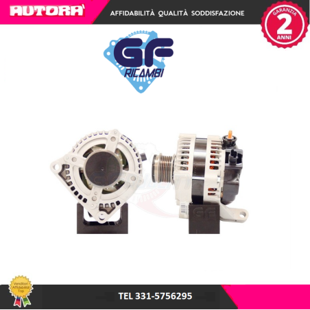 ALGE01468 Alternatore 12 volts 150 ampere Jeep Cherokee 2.8 CRD (MARCA GF)..
