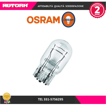 Lampadina, Luce stop/ Luce posteriore T20 W3X16q (MARCA OSRAM)..