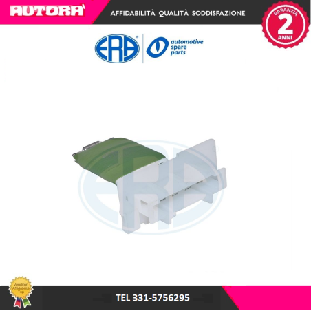 Resistenza, Ventilatore abitacolo adatto a Fiat Punto (188) (MARCA ERA)..